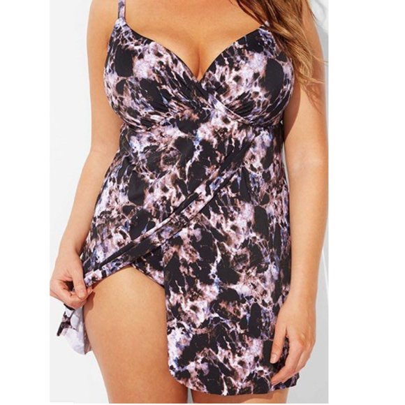 swimdress with underwire bra